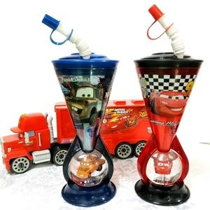 lightning mcqueen drinking cup